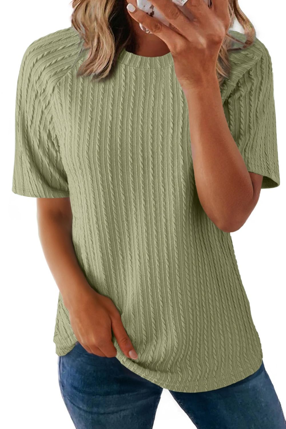 Foto 1 | Top Dokotoo Para Mujer 2025, Ropa De Verano, Manga Corta, Talla S - Venta Internacional.