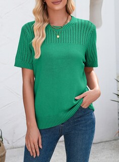 Foto 3 | Blusas Tipo Túnica Dokotoo Para Mujer, Primavera Y Verano, Color Verde, Talla L - Venta Internacional.