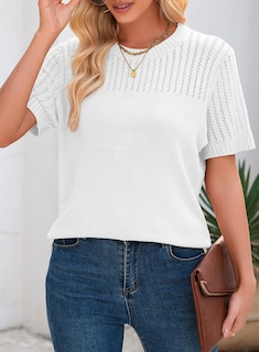 Foto 5 | Blusas De Verano Dokotoo 2025 Para Mujer, Casual, Manga Corta M, Color Blanco - Venta Internacional.