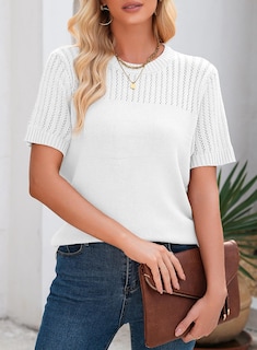 Foto 7 | Blusas De Verano Dokotoo 2025 Para Mujer, Casual, Manga Corta M, Color Blanco - Venta Internacional.