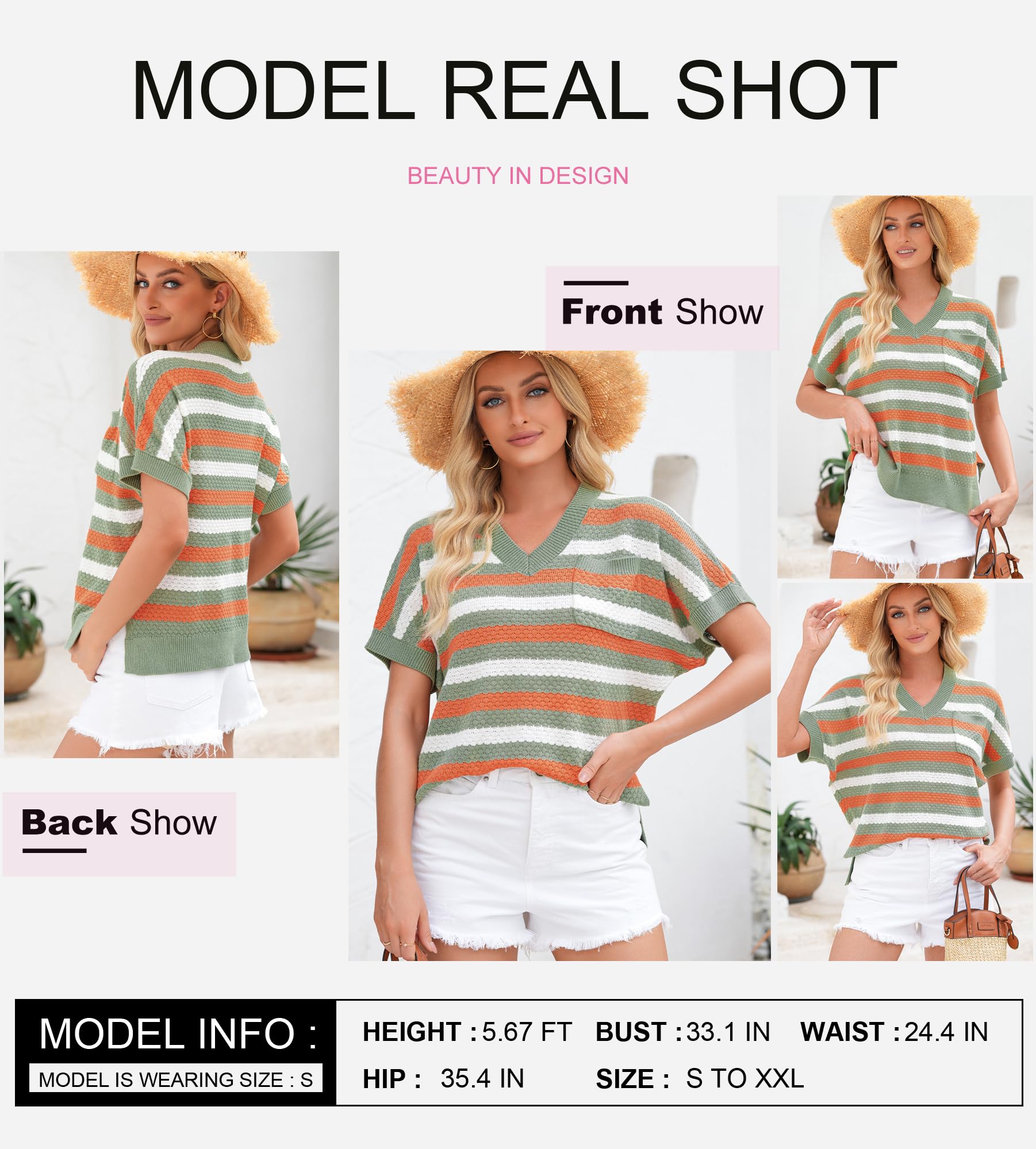 Foto 3 pulgar | Tops De Moda Dokotoo Para Mujer, Manga Corta, Naranja, Talla M - Venta Internacional.