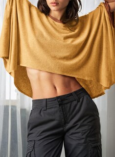 Foto 4 | Camisetas Tops Dokotoo Para Mujer, Cuello Redondo, Bloques De Color, Verano 2025 - Venta Internacional.