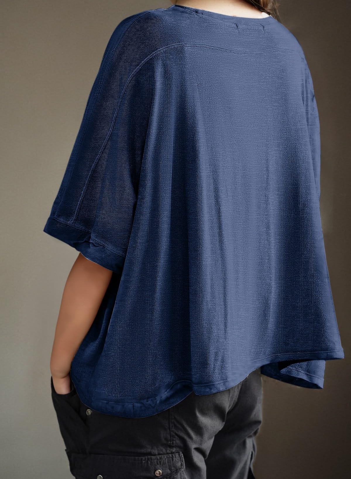 Foto 6 pulgar | Camiseta Dokotoo Summer Para Mujer, Talla Grande, Top Corto 2025 - Venta Internacional.
