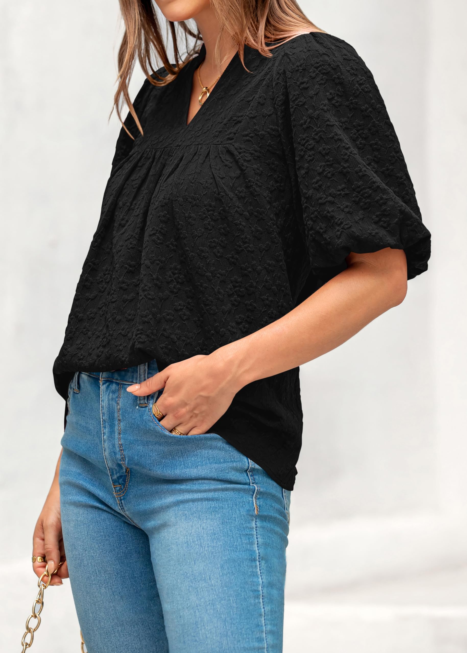 Foto 4 pulgar | Blusa Mascomoda Summer Tops 2025 Para Mujer Negra Talla M - Venta Internacional.