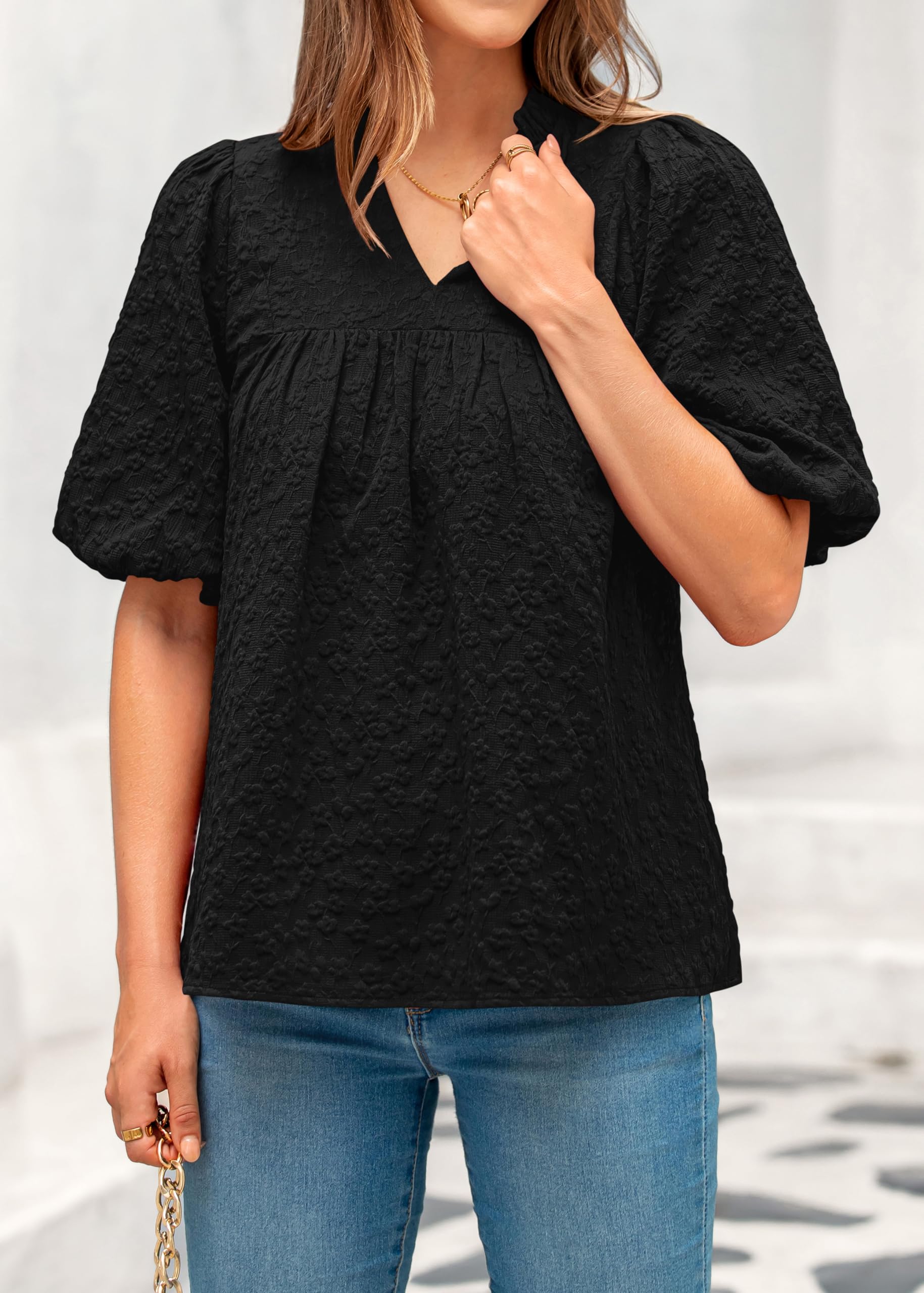 Foto 5 pulgar | Blusa Mascomoda Summer Tops 2025 Para Mujer Negra Talla M - Venta Internacional.
