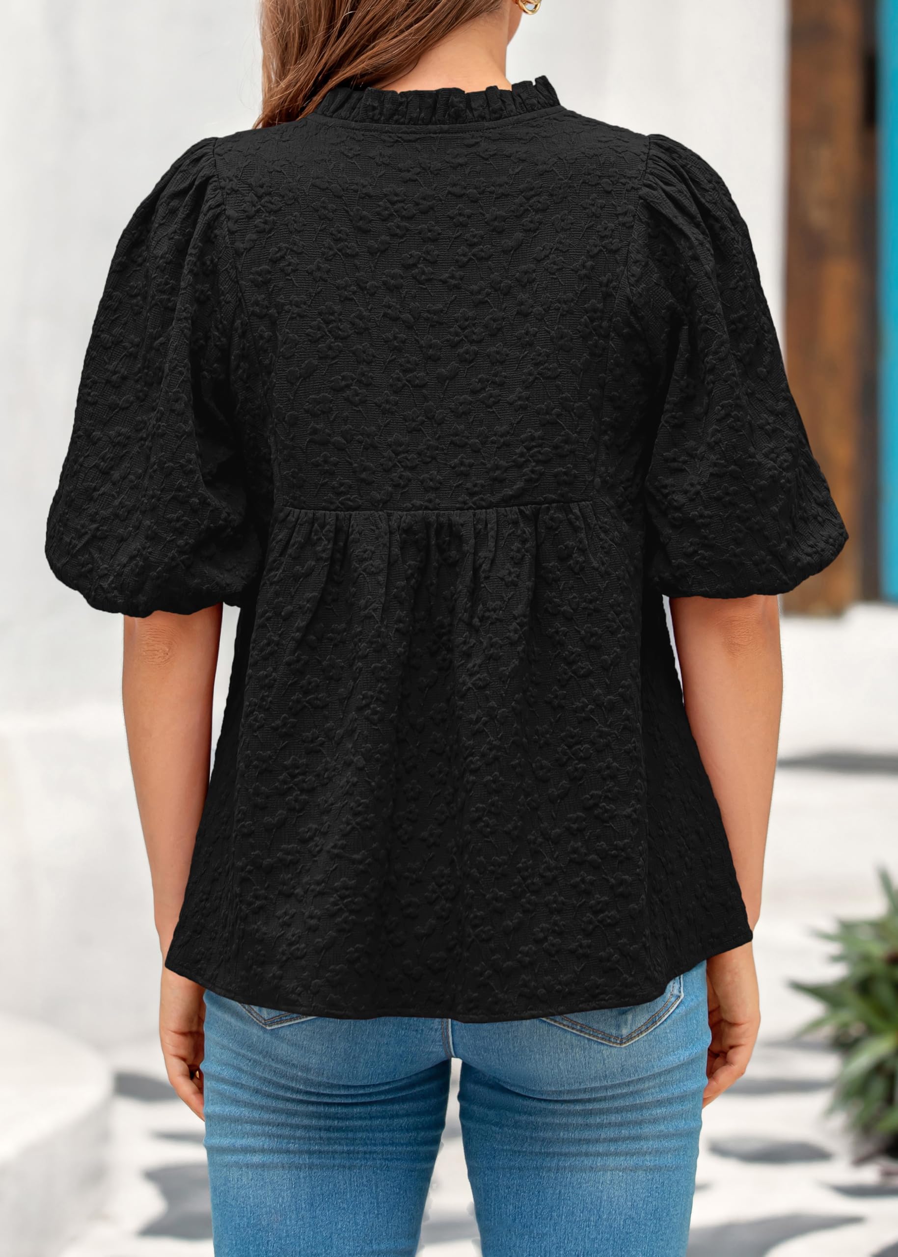 Foto 6 pulgar | Blusa Mascomoda Summer Tops 2025 Para Mujer Negra Talla M - Venta Internacional.