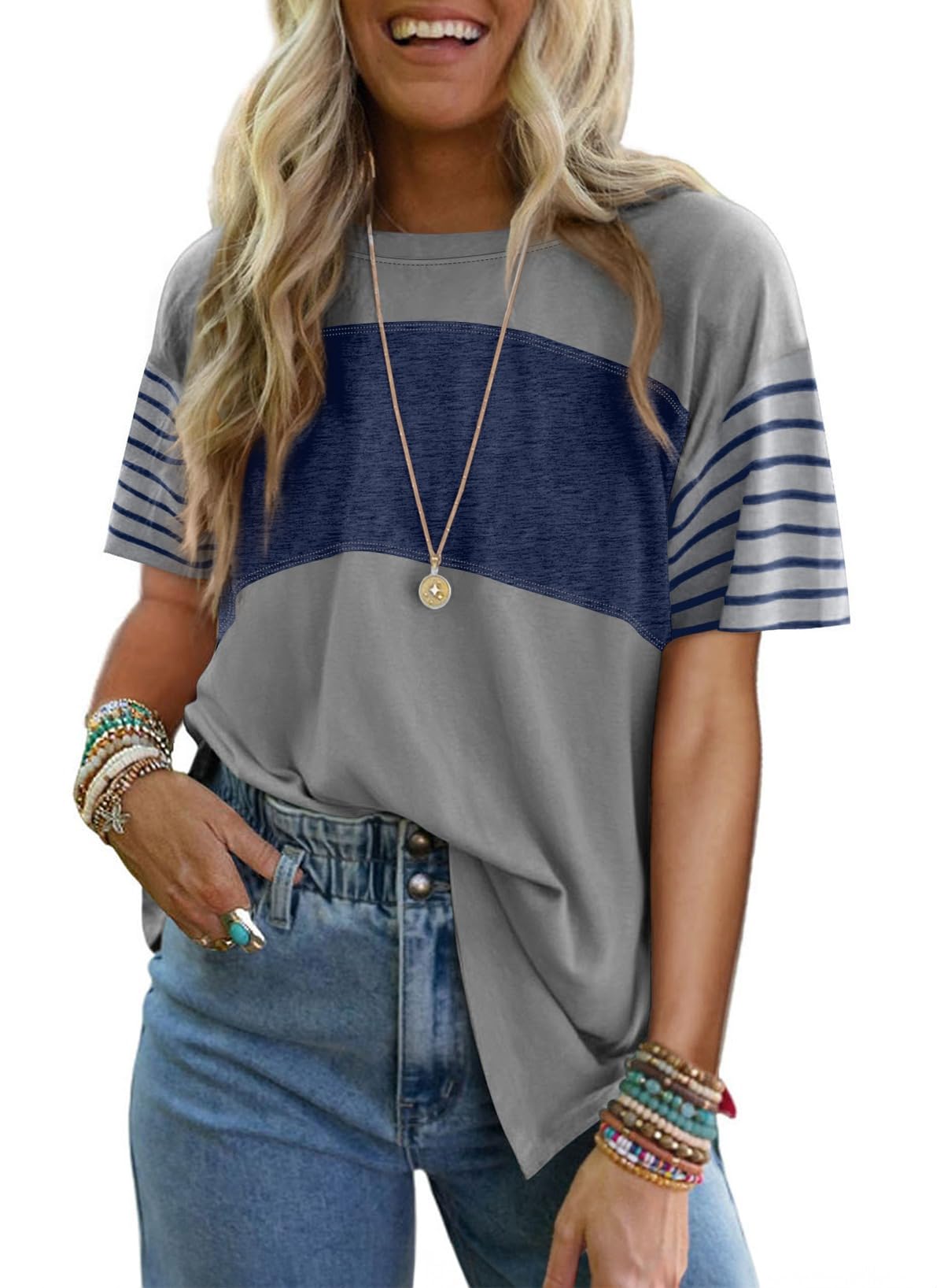 Camisetas Extragrandes Para Mujer, Verano 2025 Y Primavera, De Tops Dokotoo - Venta Internacional.