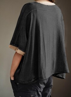 Foto 3 | Tops Dokotoo, Talla Grande, Verano, Cuello Redondo, Manga Corta, Talla 2025 - Venta Internacional.