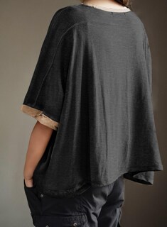 Foto 5 | Tops Dokotoo, Talla Grande, Verano, Cuello Redondo, Manga Corta, Talla 2025 - Venta Internacional.