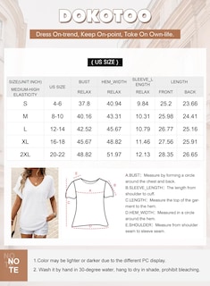 Foto 6 | Tops Dokotoo Para Mujer Con Cuello En V, Punto Gofrado, Moda, Verano 2025 - Venta Internacional.