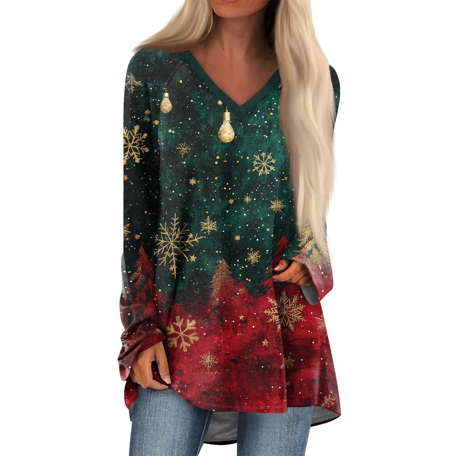 Foto 1 | Suéter De Navidad Cotecram 2024, Feo Y Lindo Árbol De Navidad Para Mujer - Venta Internacional.