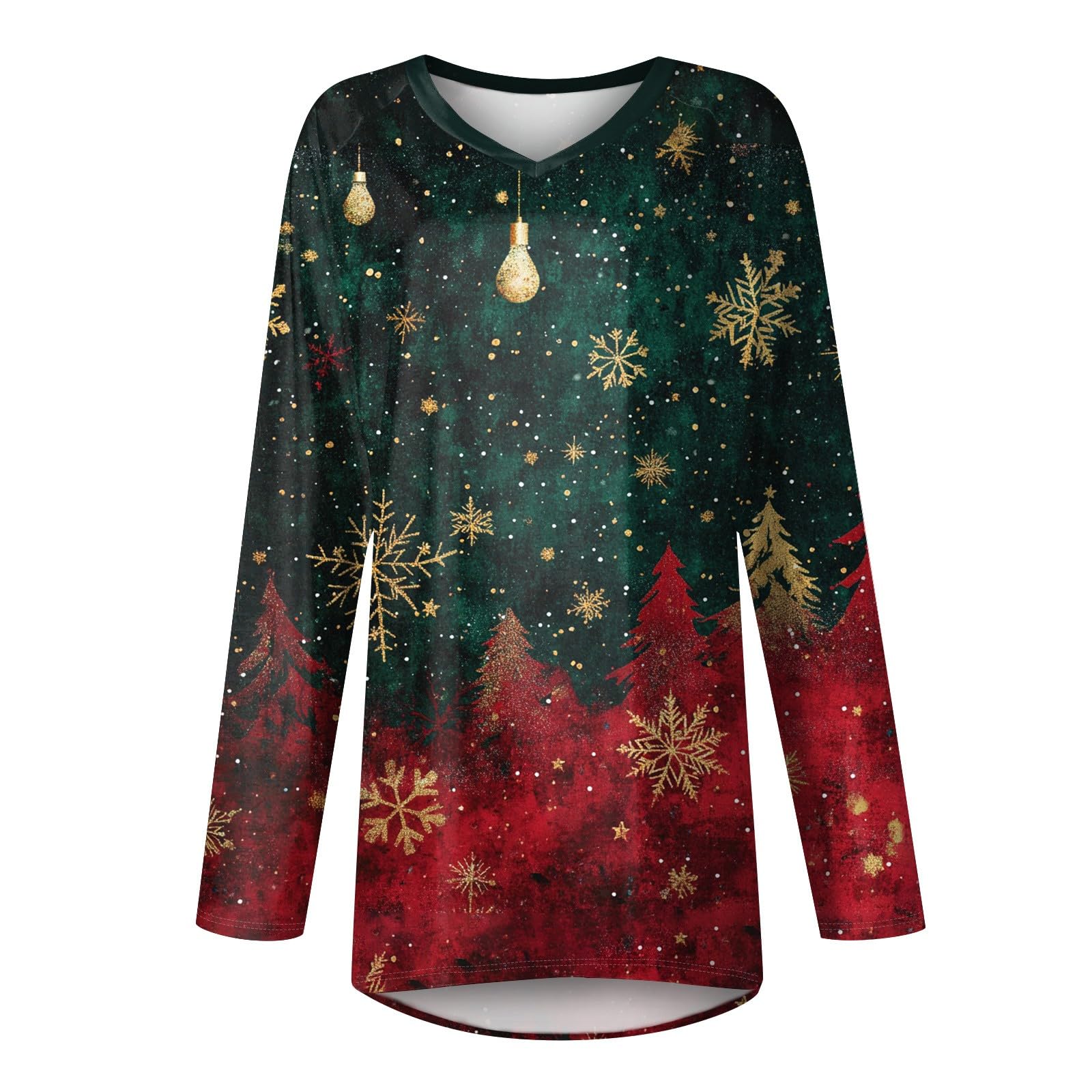 Foto 5 pulgar | Suéter De Navidad Cotecram 2024, Feo Y Lindo Árbol De Navidad Para Mujer - Venta Internacional.