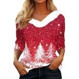 Suéter Navideño Cotecram 2024 Divertido Estampado Navideño Talla Grande - Venta Internacional.