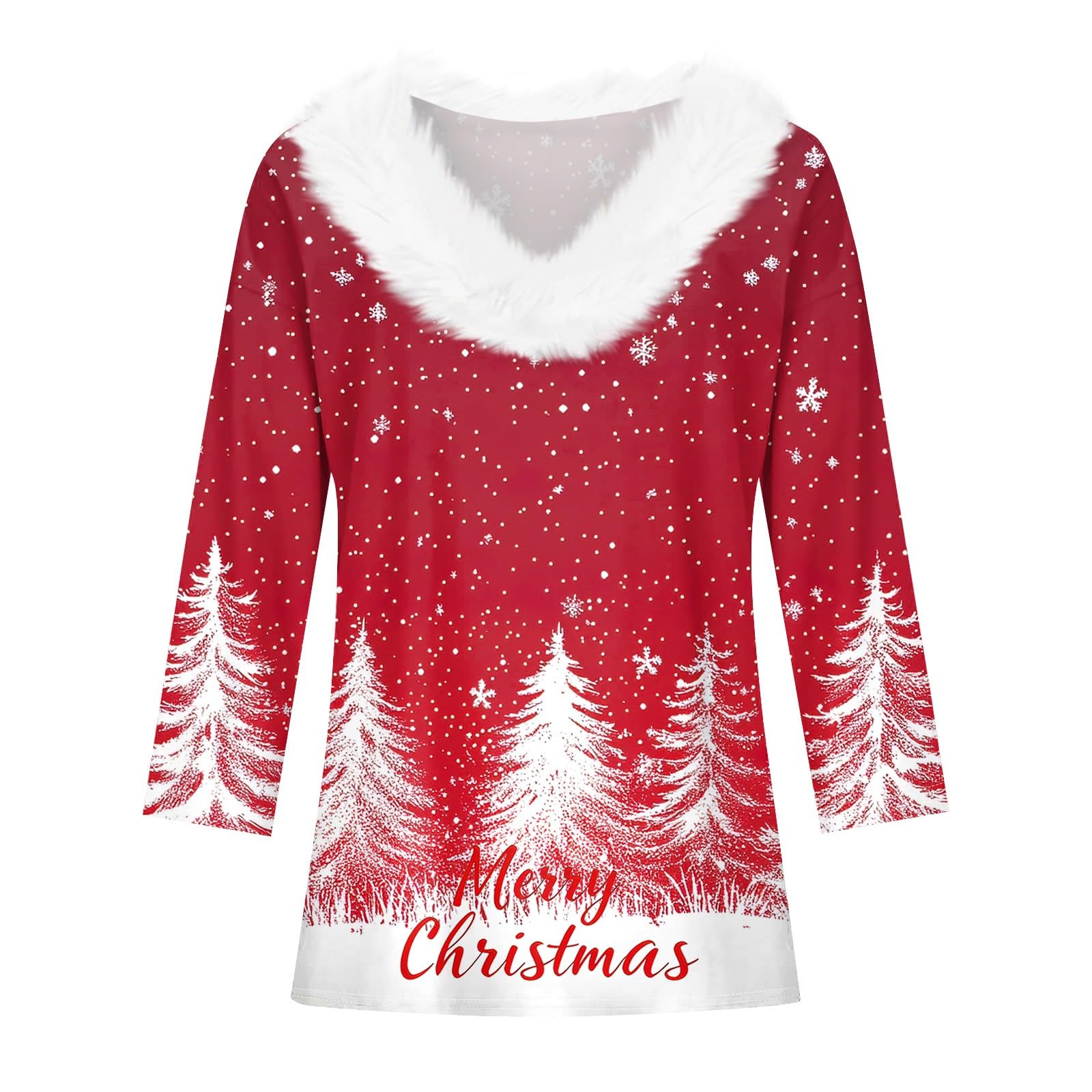 Foto 5 pulgar | Suéter Navideño Cotecram 2024 Divertido Estampado Navideño Talla Grande - Venta Internacional.