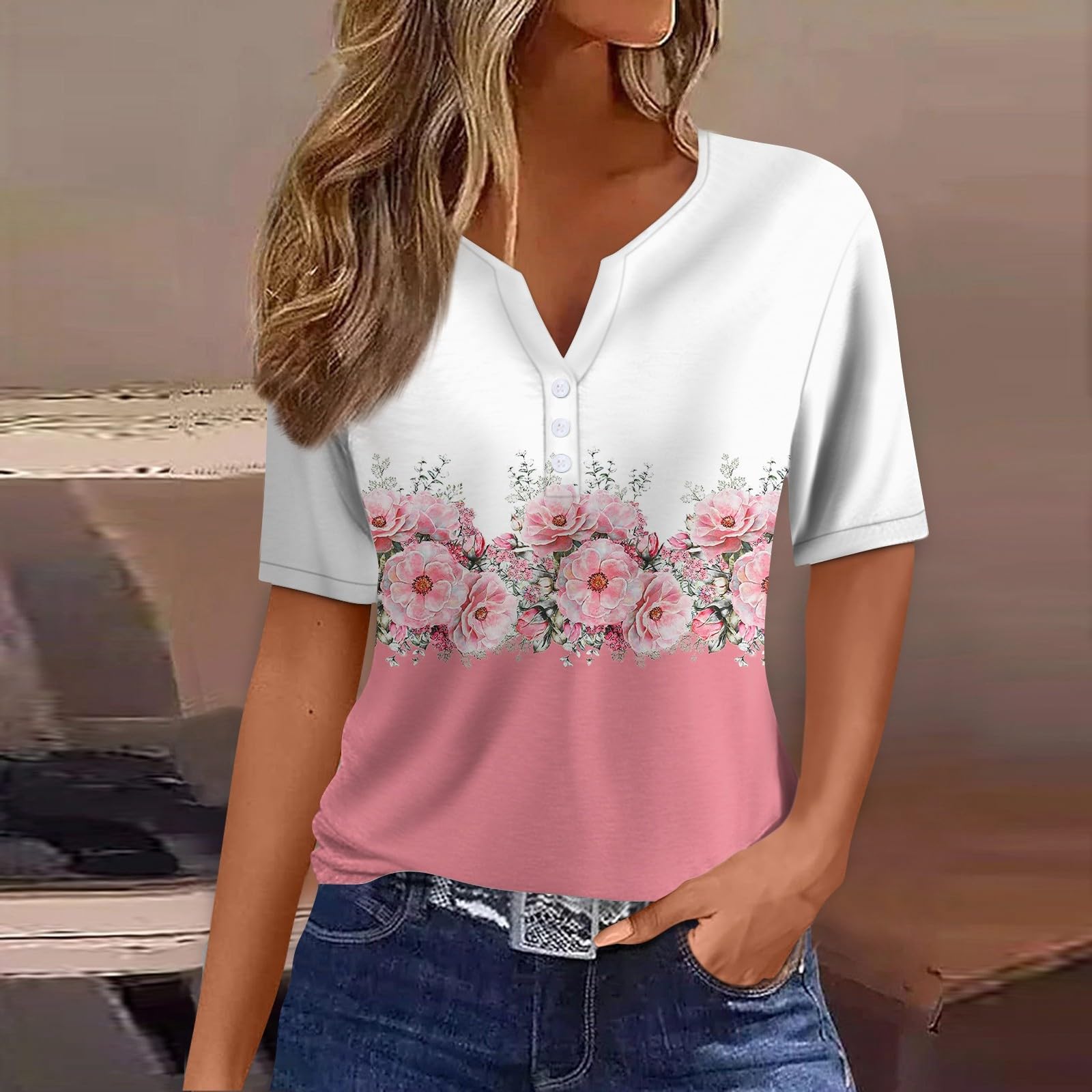 Foto 3 pulgar | Camiseta Estampada De Manga Corta Cotecram Fashion Para Mujer - Venta Internacional.