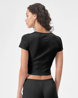 Foto 2 | Camiseta Florence By Mills Cozy Crush De Manga Corta Para Mujer - Venta Internacional.