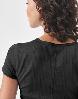 Foto 4 | Camiseta Florence By Mills Cozy Crush De Manga Corta Para Mujer - Venta Internacional.