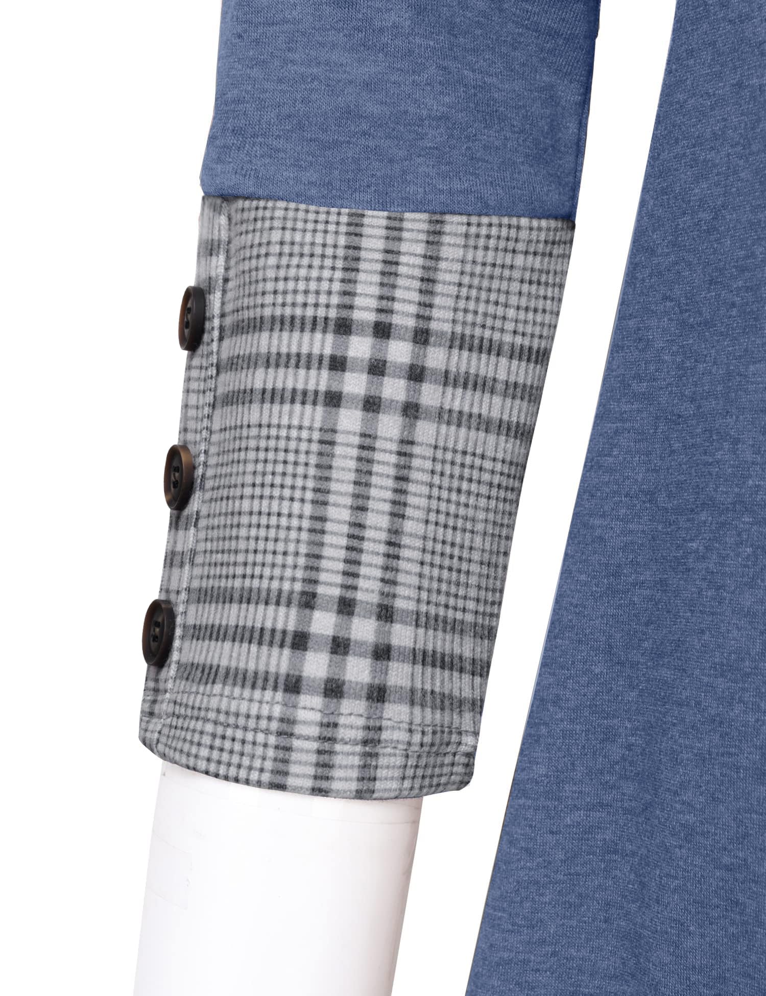 Foto 6 pulgar | Jersey Messic Para Mujer, Talla Grande, Azul Vaquero - Venta Internacional.