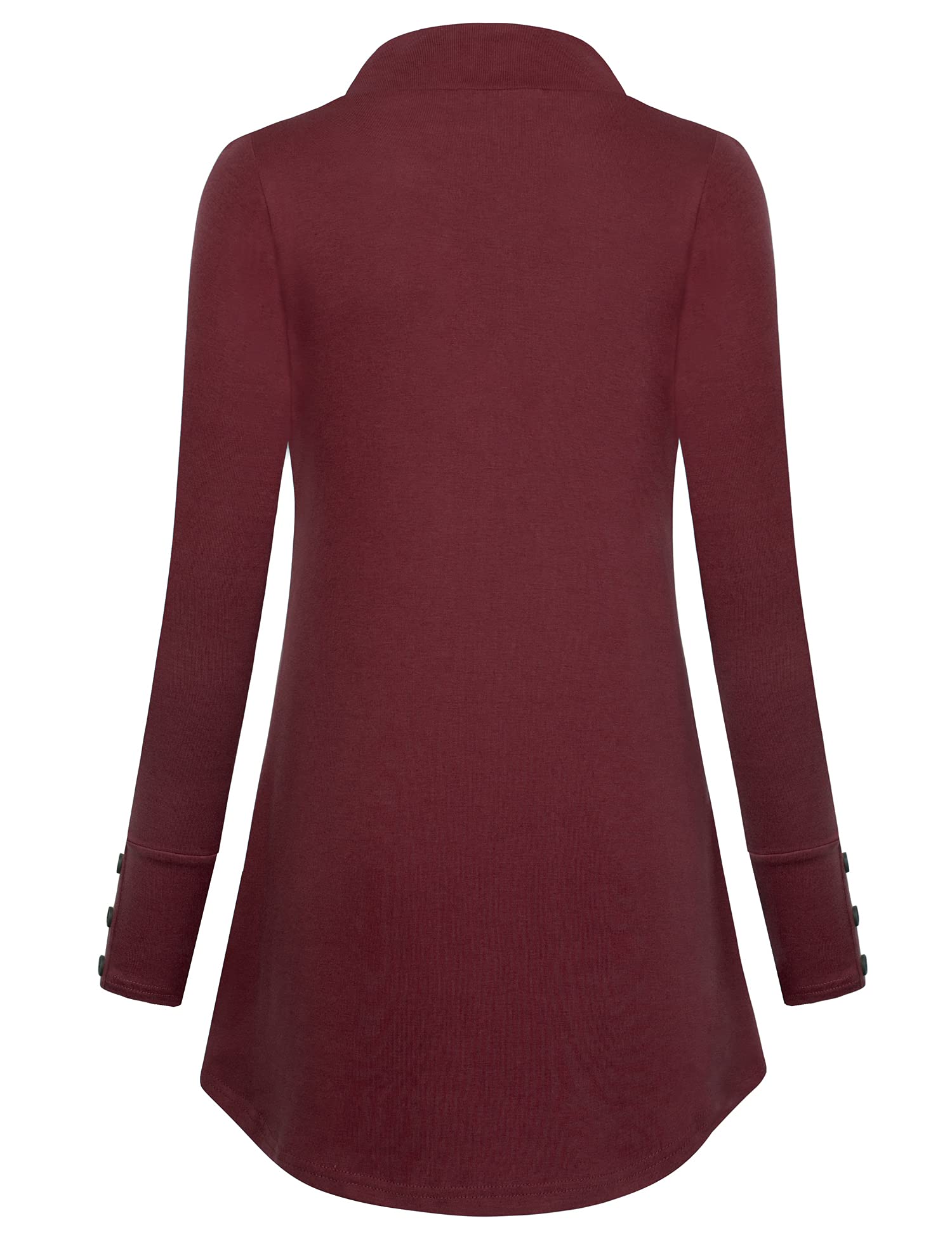 Foto 4 pulgar | Top Tipo Túnica Messic Fall Fashion 2024 Con Cuello En V Y Manga Larga Para Mujer - Venta Internacional.