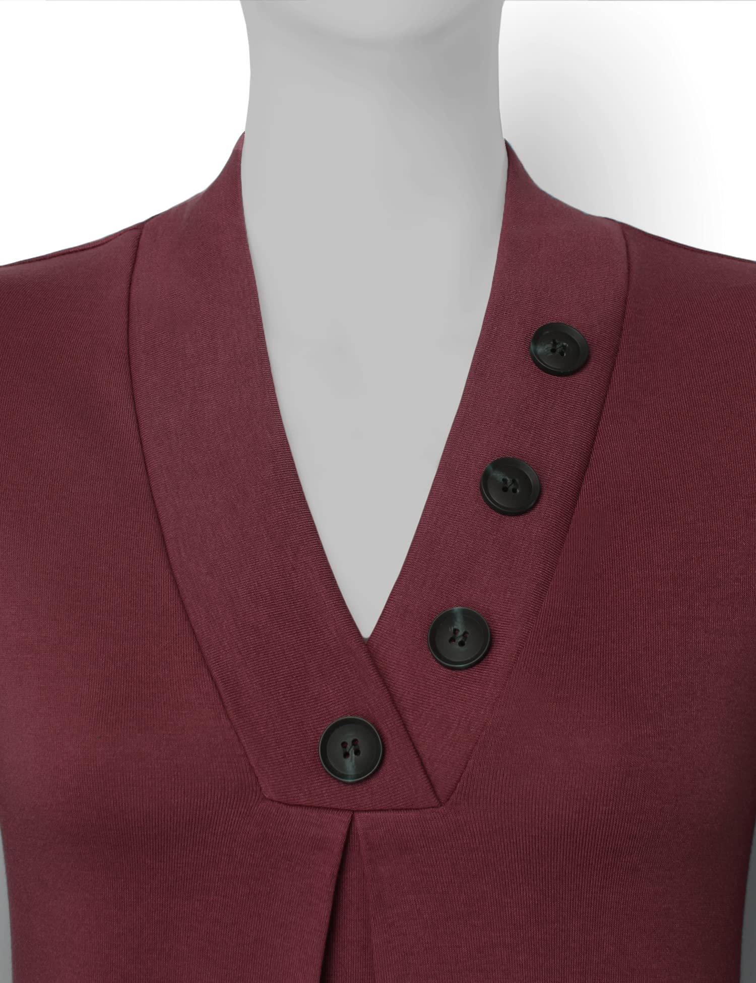 Foto 5 pulgar | Top Tipo Túnica Messic Fall Fashion 2024 Con Cuello En V Y Manga Larga Para Mujer - Venta Internacional.