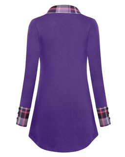 Foto 3 | Blusas Tipo Túnica Messic Dressy Para Mujer, Otoño-invierno, Talla Grande - Venta Internacional.