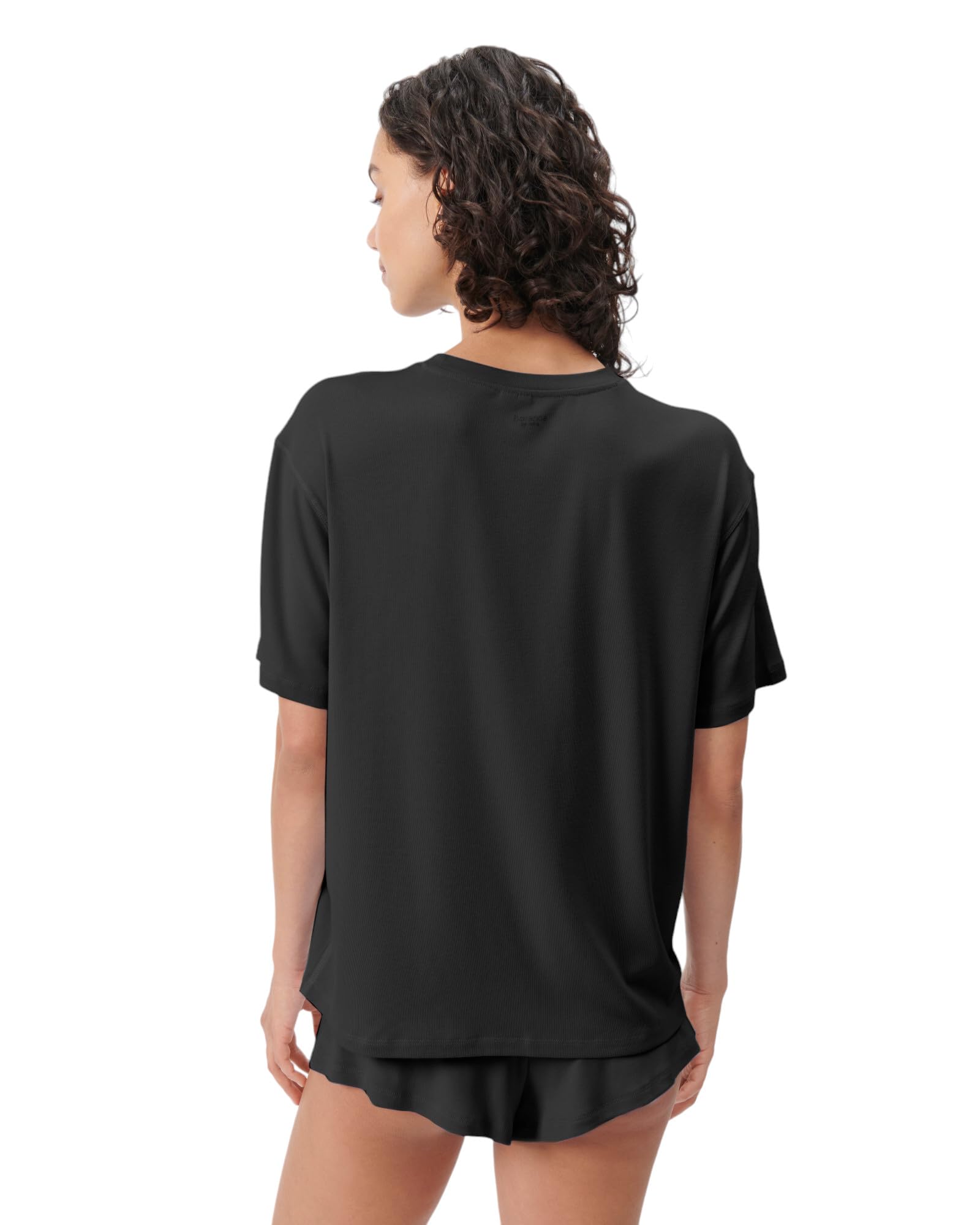 Foto 3 pulgar | Camiseta Florence By Mills Cozy Crush Para Mujer Negra Xs - Venta Internacional.