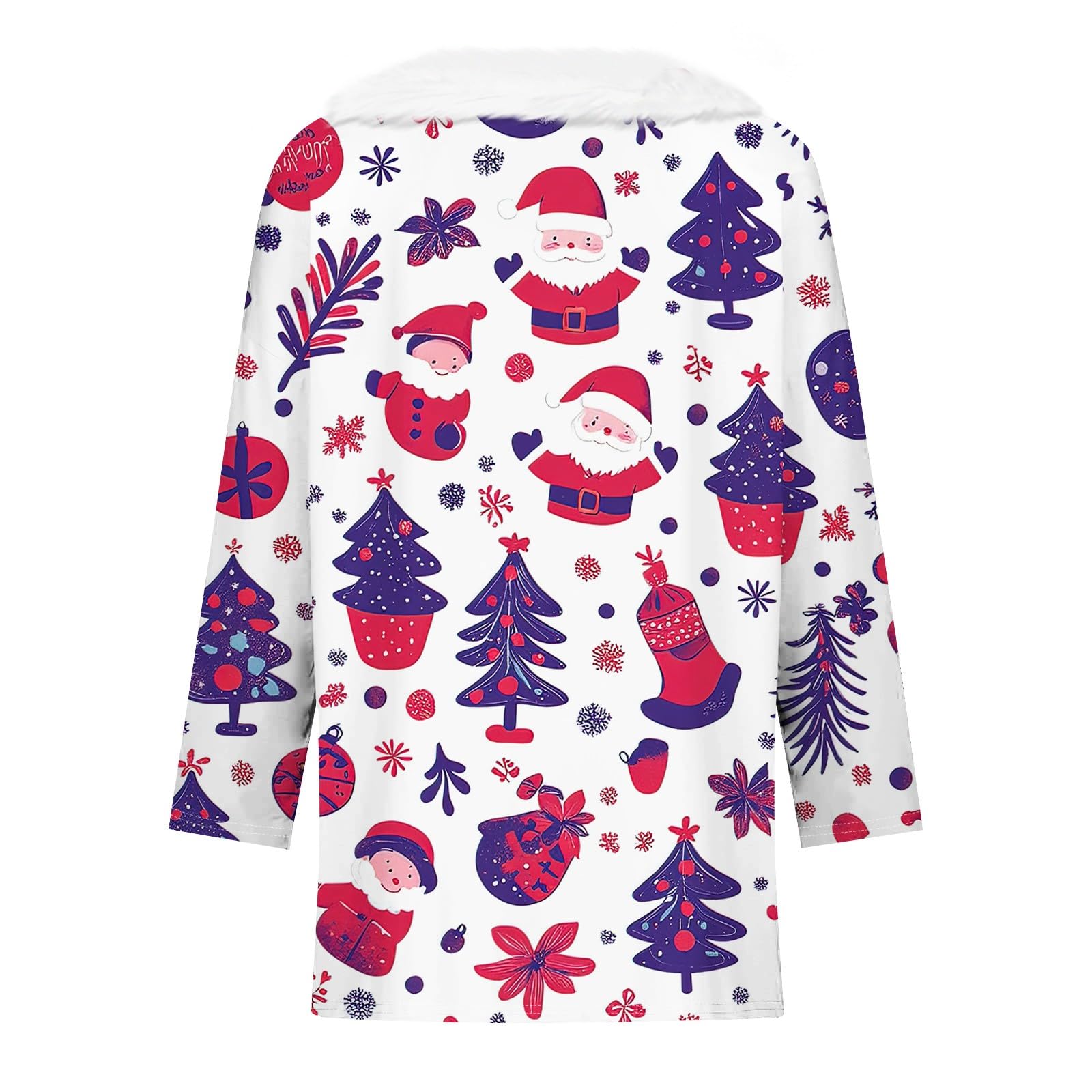Foto 6 pulgar | Suéteres Navideños Para Mujer Cotecram Trendy Con Manga 3/4 Y Cuello En V - Venta Internacional.