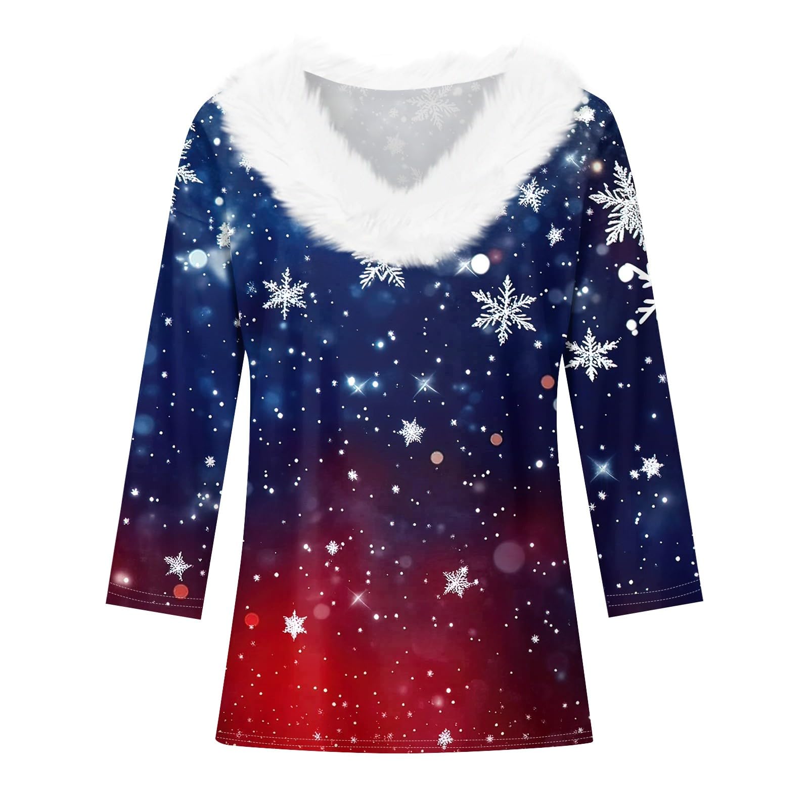 Foto 5 pulgar | Suéter Navideño Cotecram Para Mujer Con Estampado Divertido, Talla Grande - Venta Internacional.