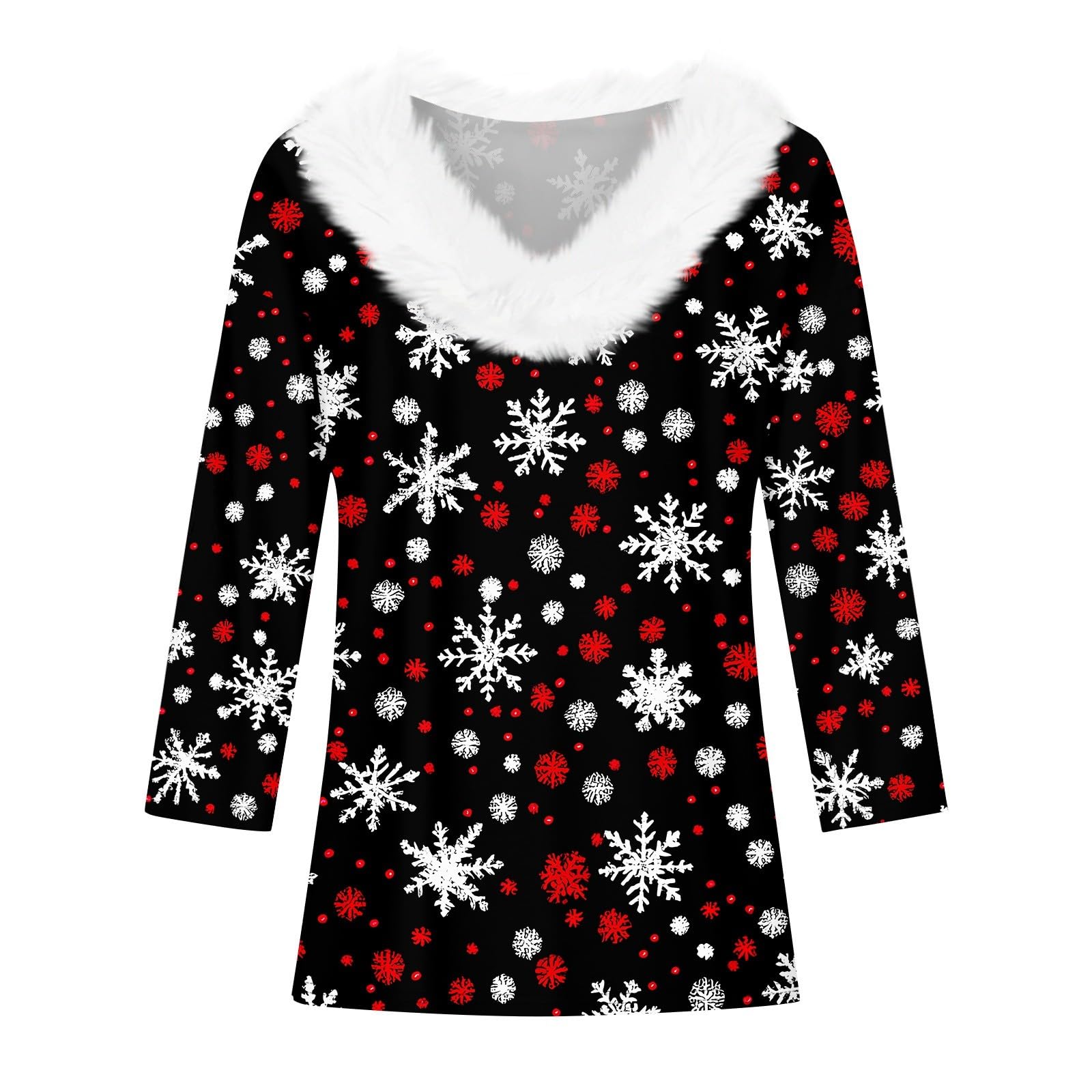 Foto 5 pulgar | Jersey Navideño Cotecram 2024 De Forro Polar Con Manga 3/4, Talla Grande - Venta Internacional.