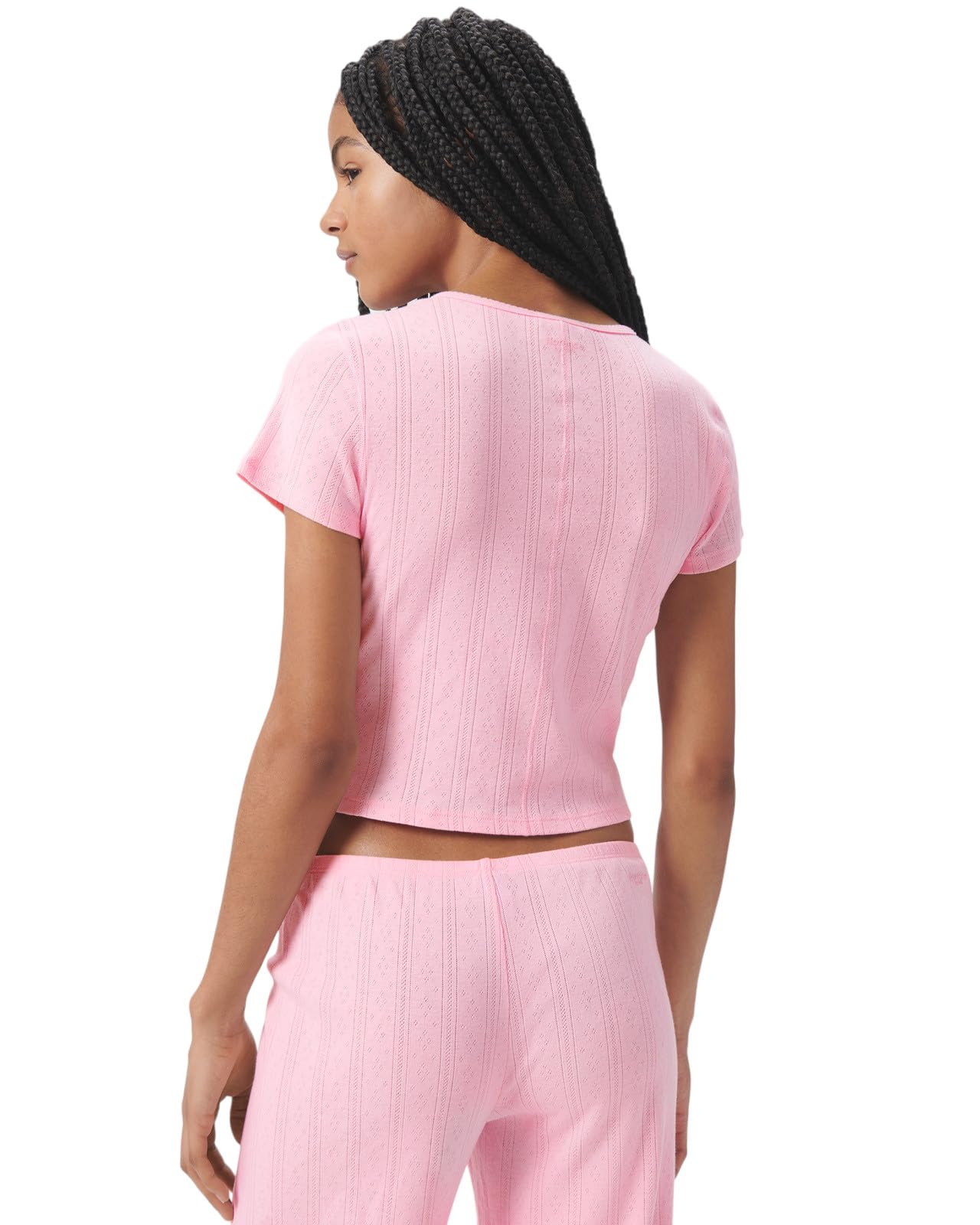 Foto 3 pulgar | Camiseta Florence By Mills Cozy Crush Para Mujer Soft Pink - Venta Internacional.