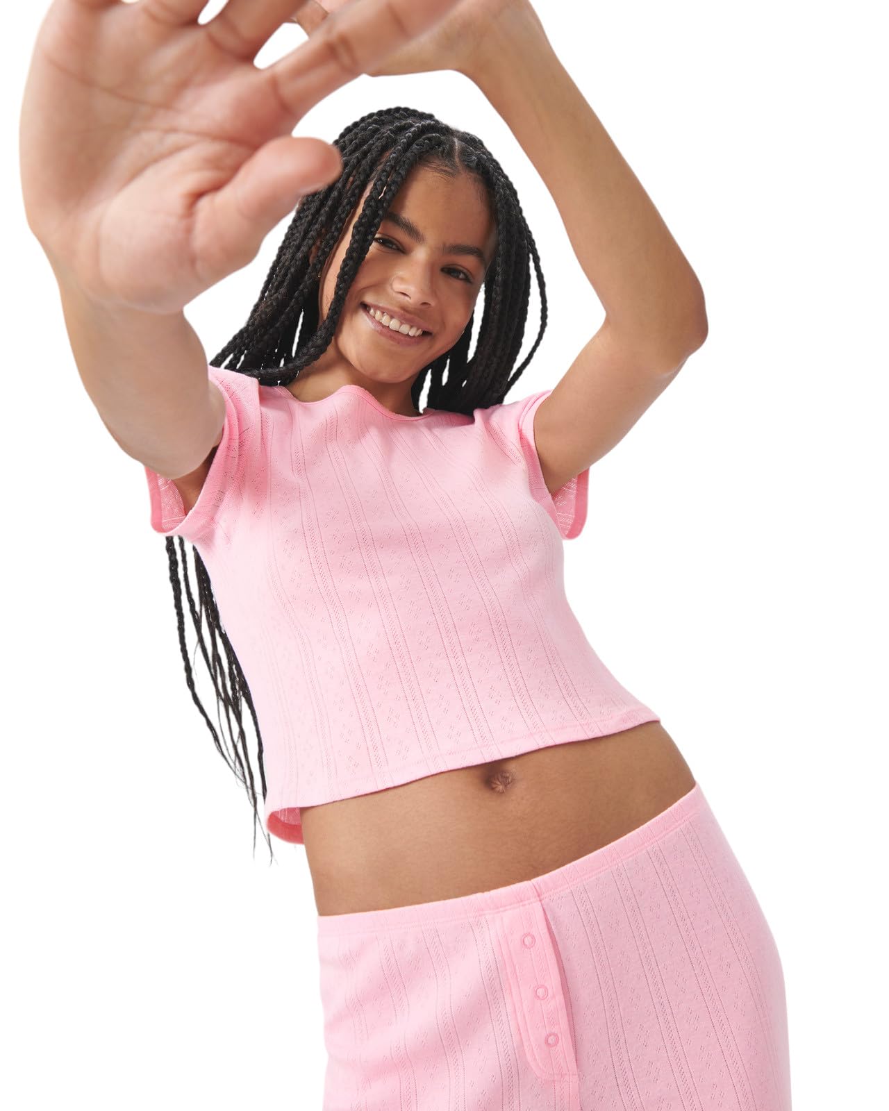 Foto 5 pulgar | Camiseta Florence By Mills Cozy Crush Para Mujer Soft Pink - Venta Internacional.