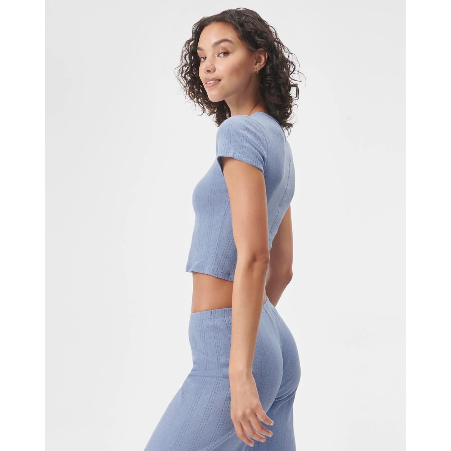 Foto 4 pulgar | Camiseta Florence By Mills Para Mujer Cozy Crush Easy Ribbed - Venta Internacional.