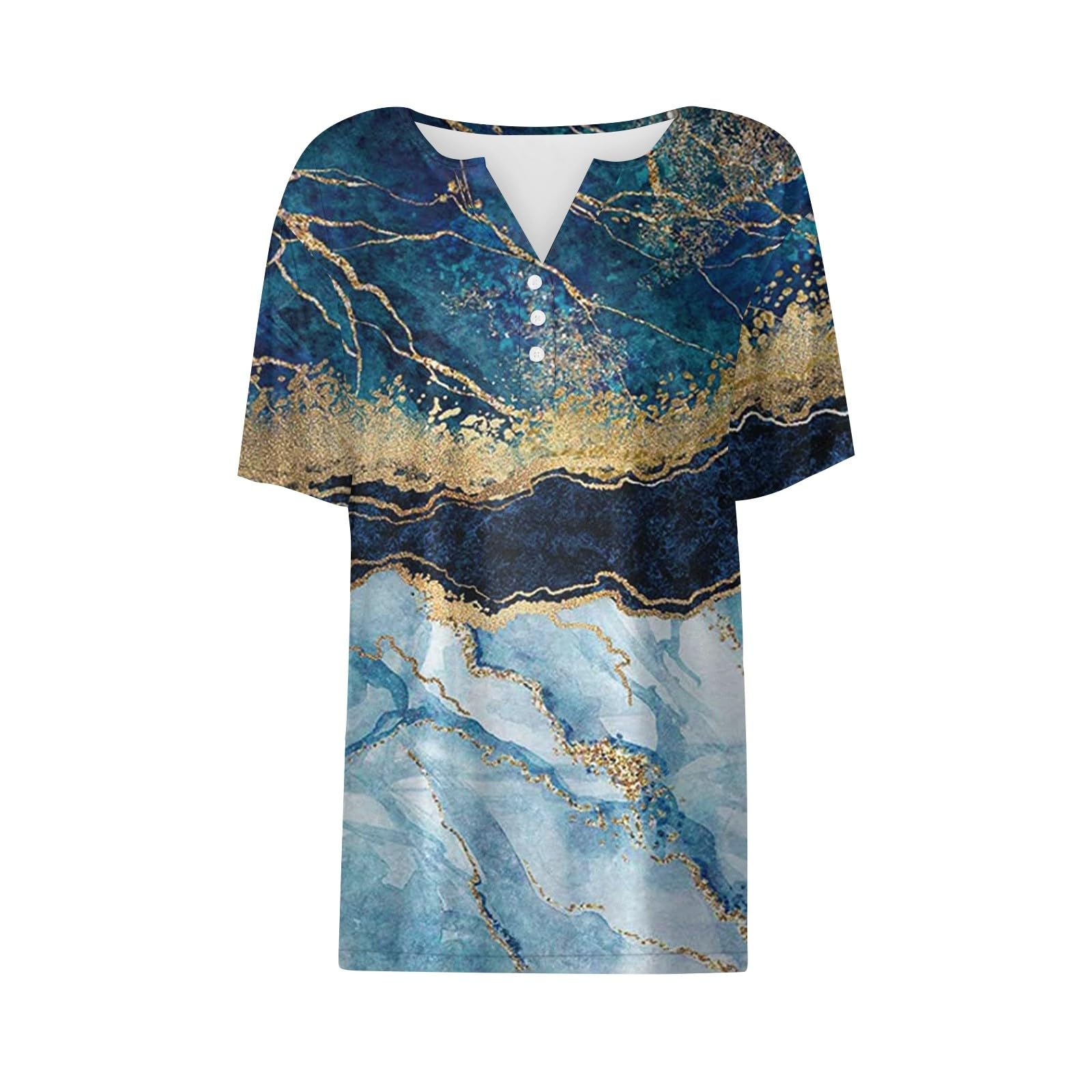 Foto 5 pulgar | Camisa Cotecram Para Mujer, Verano 2024, Vacaciones, Color Azul Bohemio, Talla M - Venta Internacional.