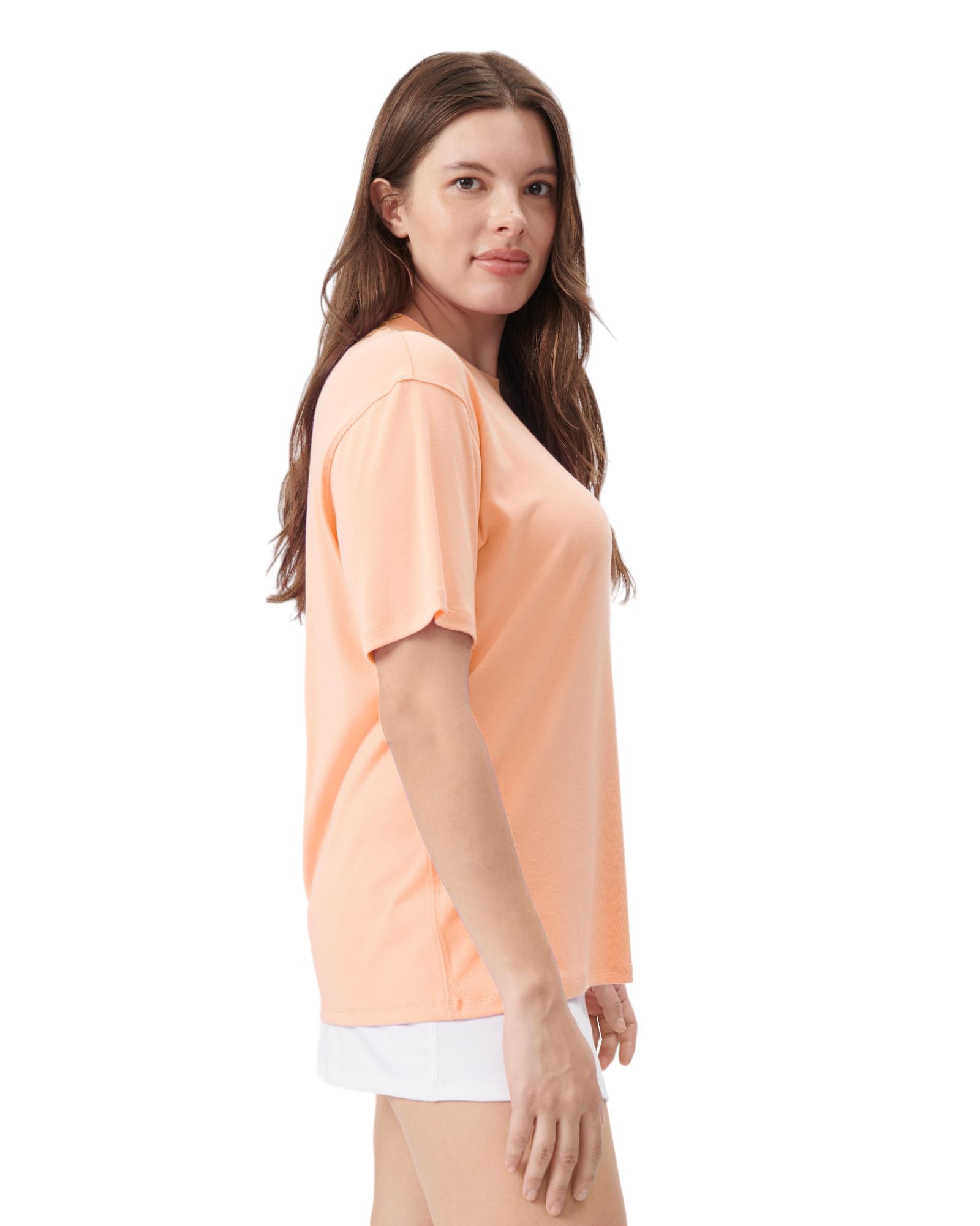 Foto 5 pulgar | Camiseta Florence By Mills Cozy Crush Para Mujer Soft Peach Xs - Venta Internacional.