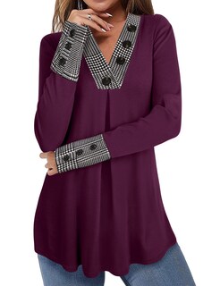 Foto 2 | Jersey Tipo Túnica Messic Winter Para Mujer, Color Magenta, Talla M - Venta Internacional.