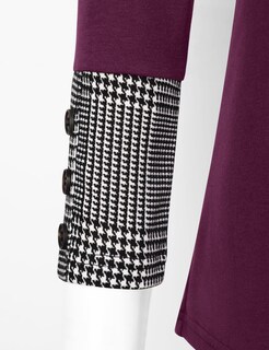 Foto 5 | Jersey Tipo Túnica Messic Winter Para Mujer, Color Magenta, Talla M - Venta Internacional.