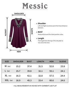 Foto 6 | Jersey Tipo Túnica Messic Winter Para Mujer, Color Magenta, Talla M - Venta Internacional.