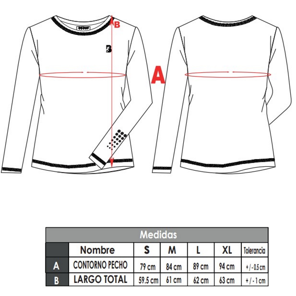 Foto 3 pulgar | Playera Deportiva Manga Larga Dry-fit Black Secret Sport Fucsia para Mujer