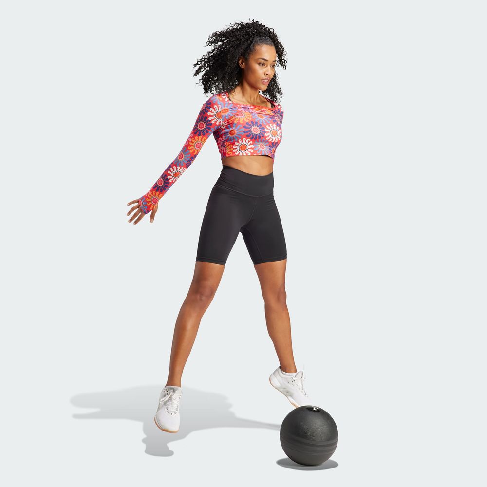 Foto 5 | Playera Adidas X Farm Rio para Mujer