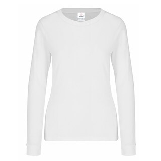 Foto 1 | Playera Manga Larga Yazbek para Dama 100% Algodón Blanca