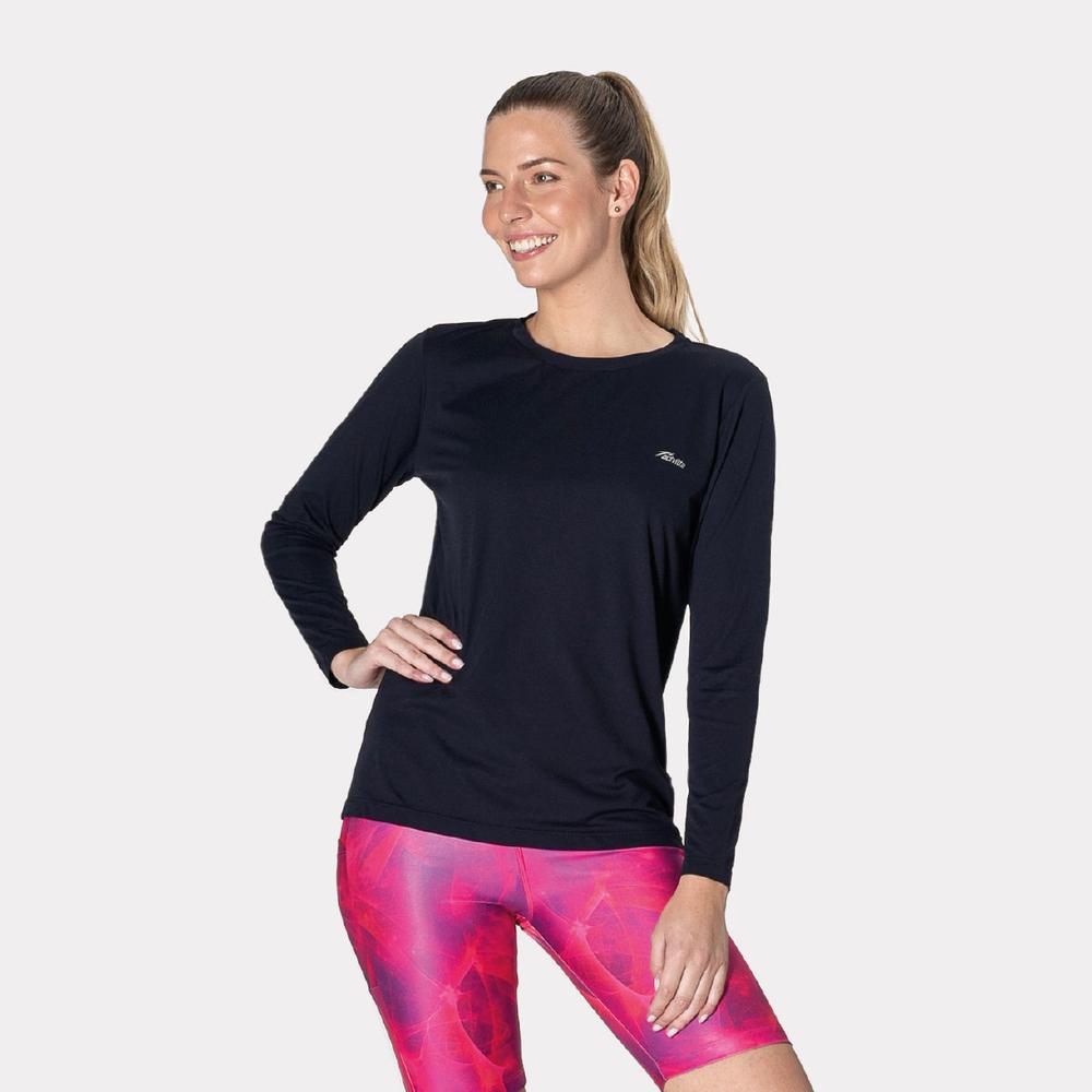 Foto 2 pulgar | Playera Para Mujer Actvitta 40001.4.25402 Negro