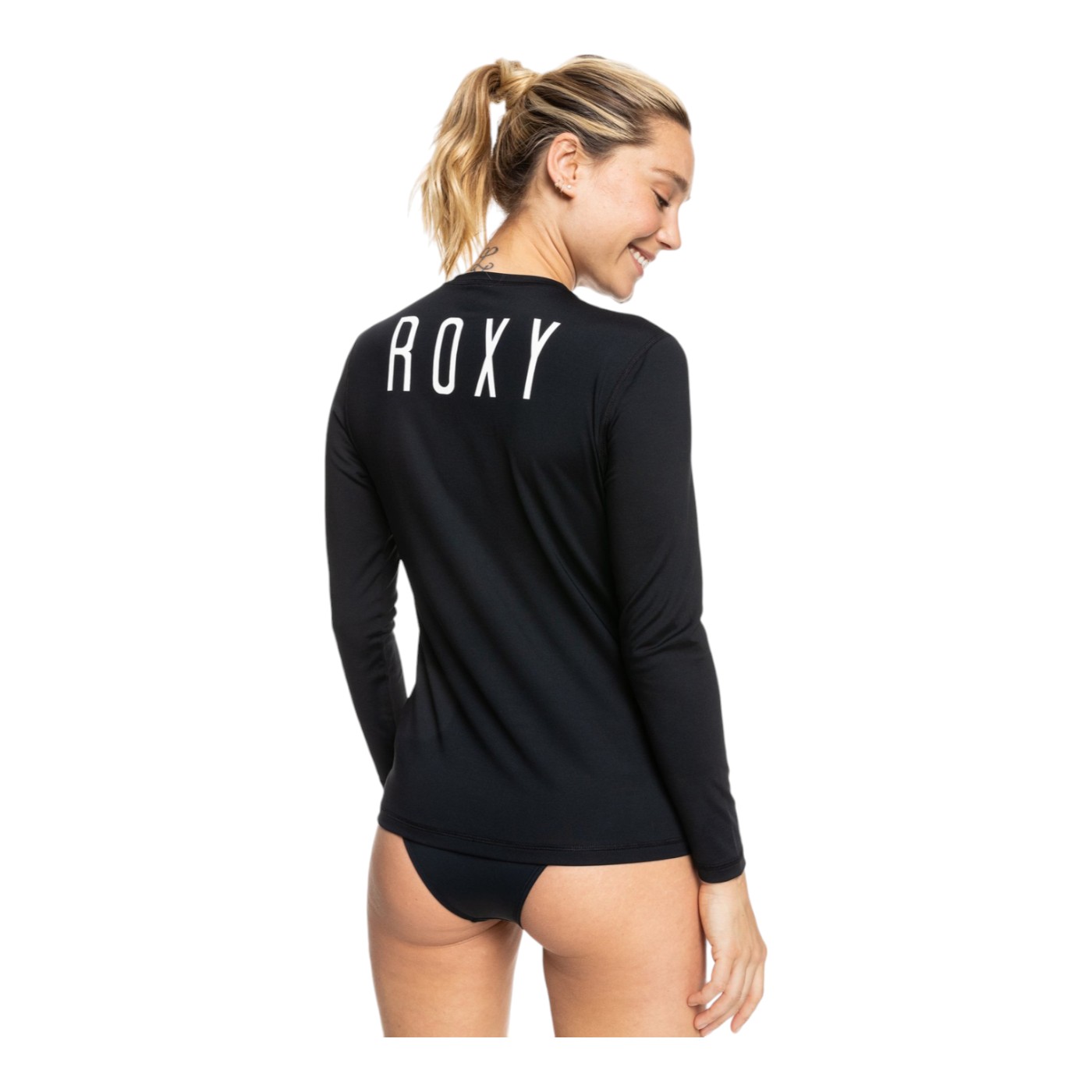 Foto 5 pulgar | Playera Roxy Negra para Mujer