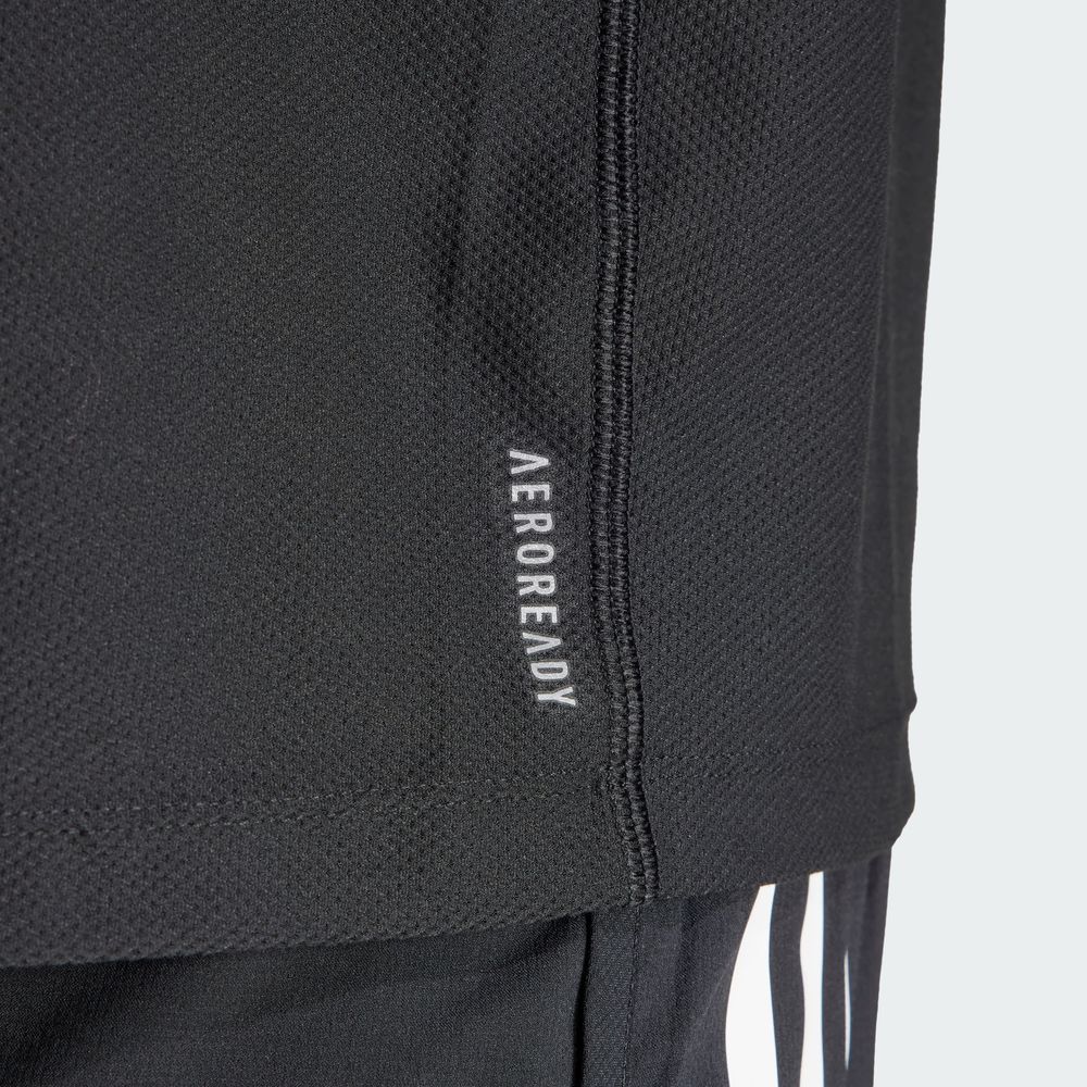 Foto 7 | Playera Adidas Own The Run Manga Larga Negra para Mujer