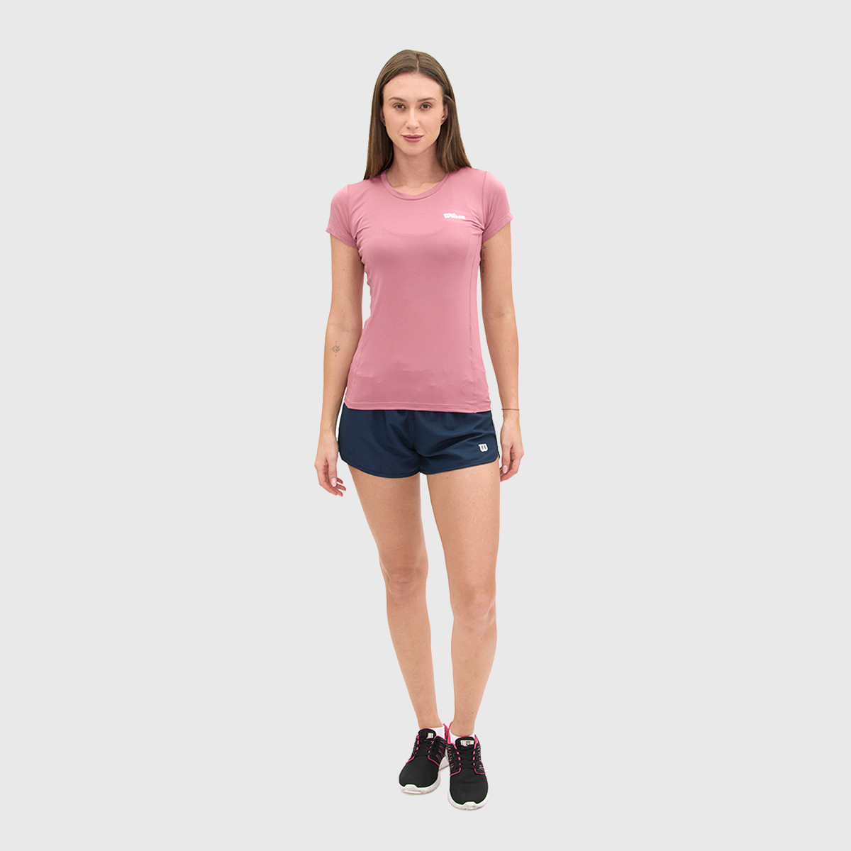 Foto 2 pulgar | Playera Wilson Ultraligera Cuello Redondo para Mujer