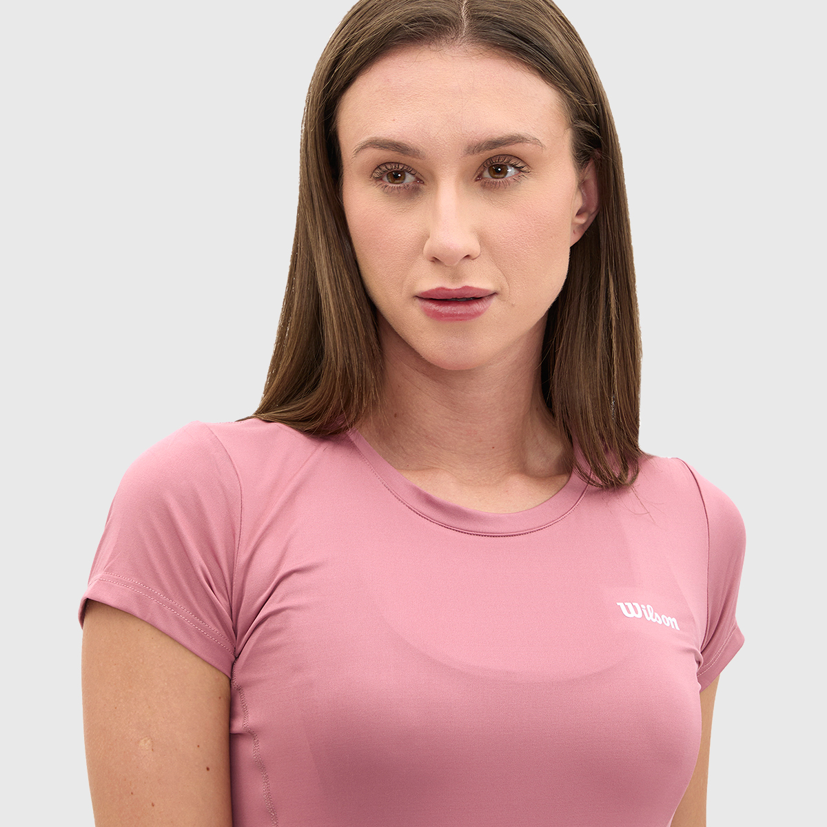 Foto 4 pulgar | Playera Wilson Ultraligera Cuello Redondo para Mujer