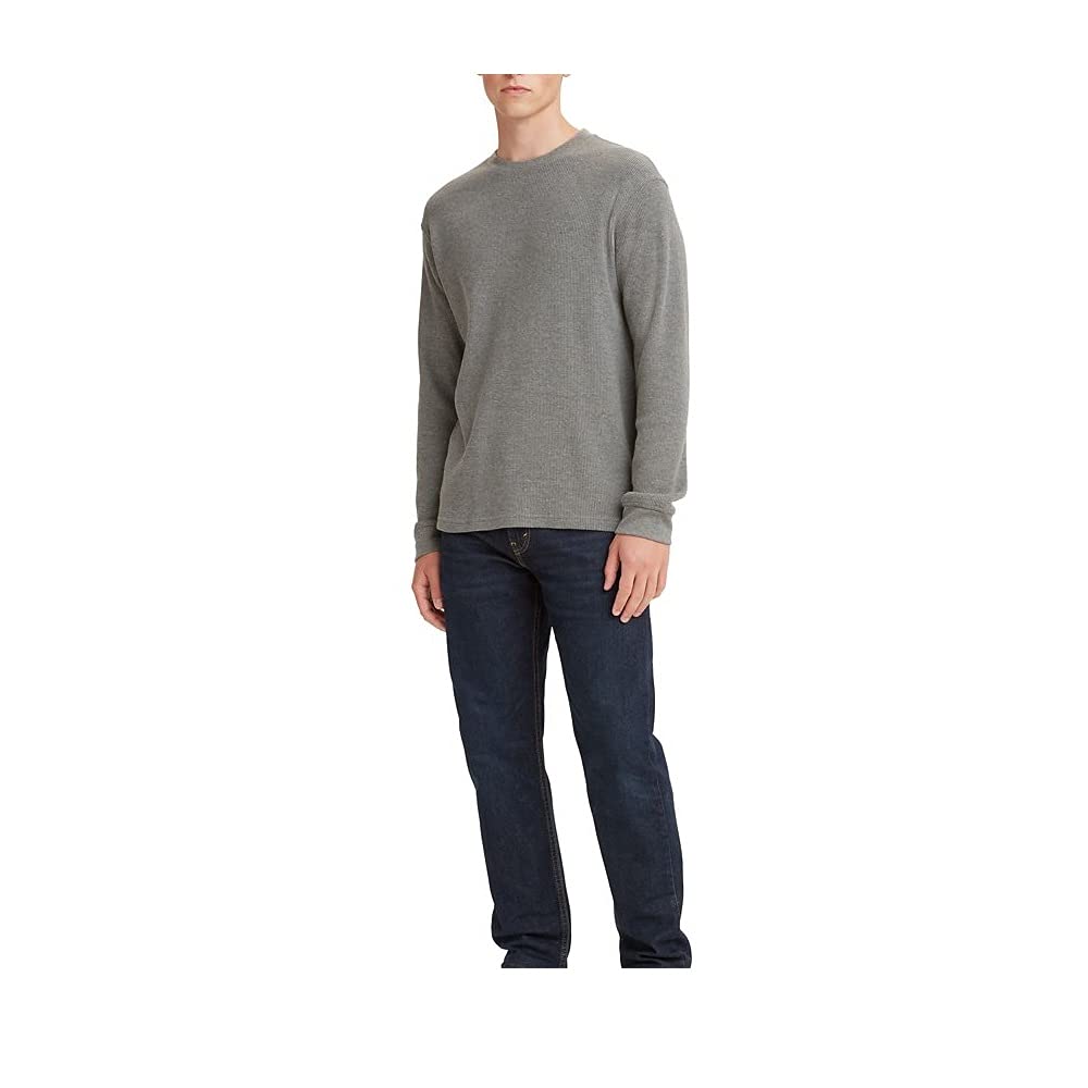 Foto 2 pulgar | Camisa Levi's Para Hombre, Manga Larga, Relajada, Térmica, Talla M, Gris - Venta Internacional.