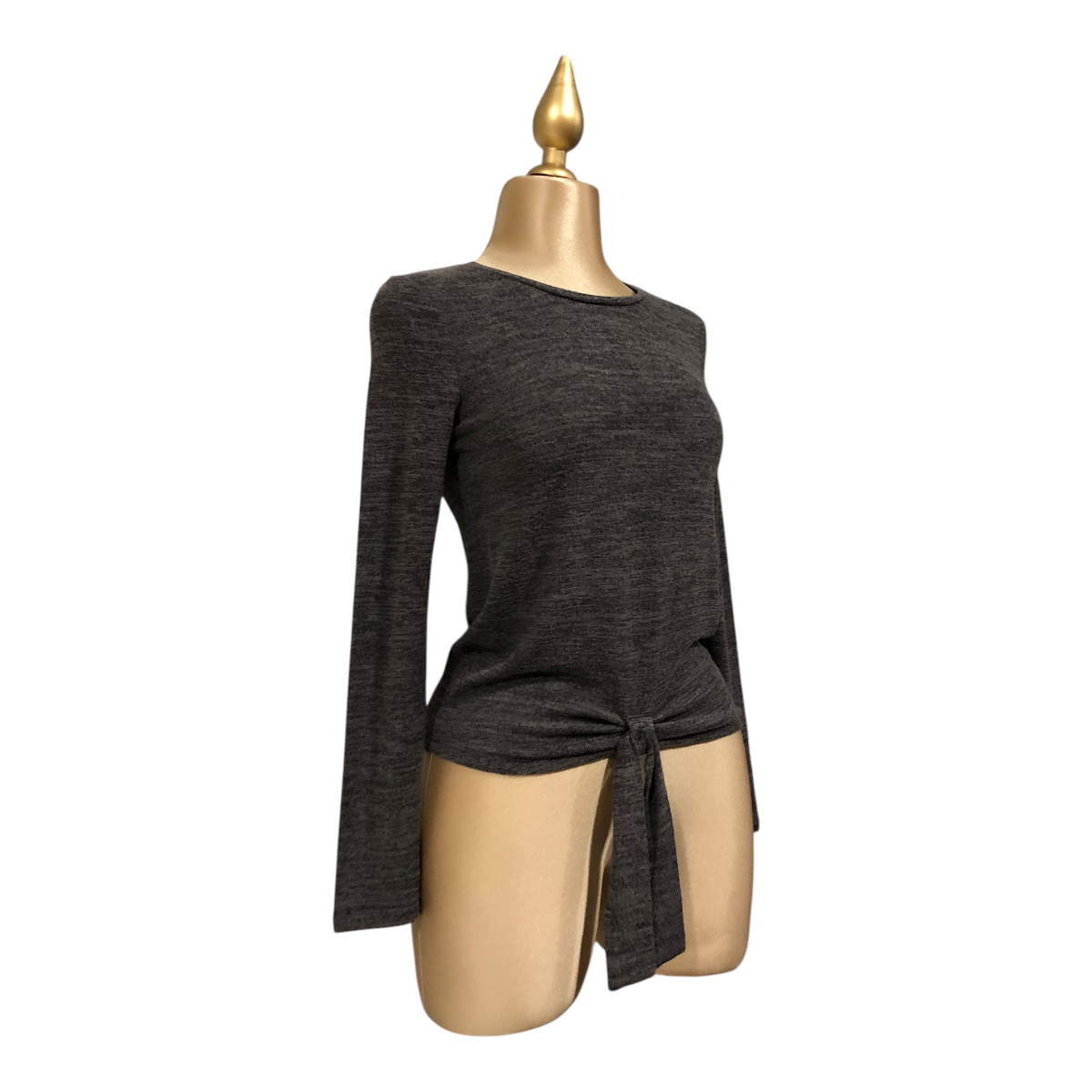 Foto 4 pulgar | Playera Color Gris Para Dama Lsn