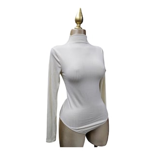 Foto 2 | Body Manga Larga Vainilla Para Dama Heart & Hips