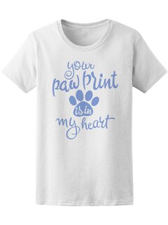Foto 1 | Playera Smartprintsink para Mujer Tu Huellita Esta En Mi Corazón