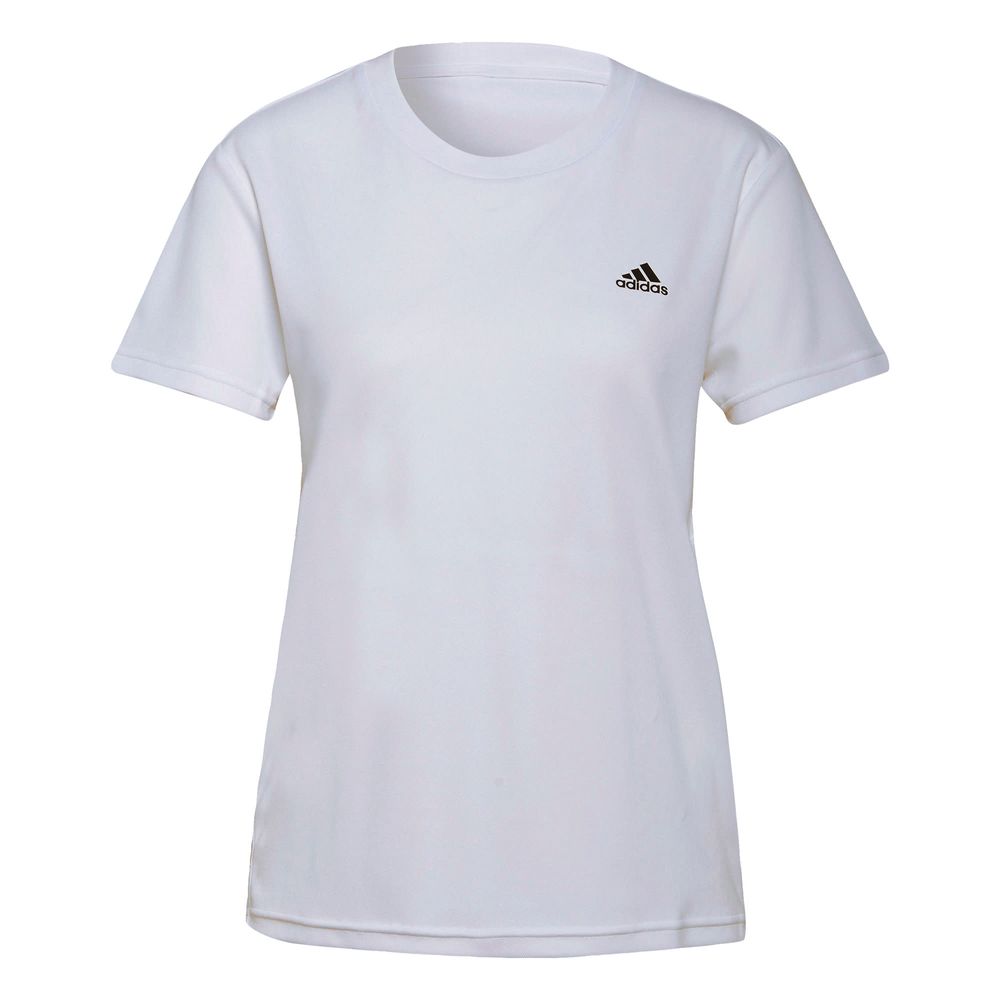 Playera Adidas Aeroready Designed 2 Move Sport color Blanco para Mujer $399